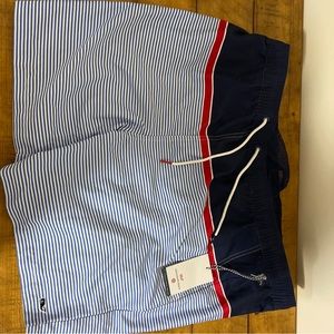 NWT Vineyard Vines Target Men’s Size XL Striped Swim Trunks Gradient New 7”